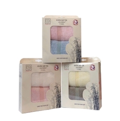 Set 2 khăn mặt sợi tre S'Baby Unobaby 28x50 cm