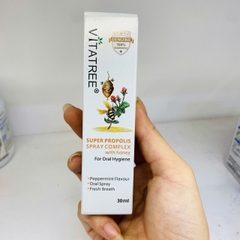 Xịt ho keo ong Vitatree Úc giảm ho, đau họng 30ml