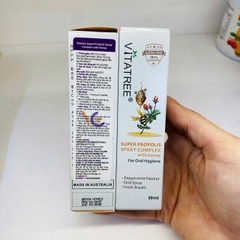 Xịt ho keo ong Vitatree Úc giảm ho, đau họng 30ml