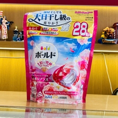 Viên giặt P&G Gelball 4D màu hồng 28 viên