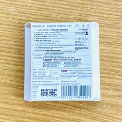 Bao cao su Sagami Original 0.01 -1 chiếc