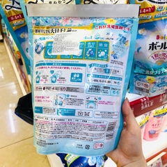 Viên giặt 4D xanh P&G Bold Gel Ball Sun & Fresh Soap 28 viên