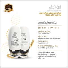 Kem Chống Nắng Sayja Nâng Tone Dưỡng Trắng SPF60 PA+++ | Kiểm Dầu, Chống Trôi, Phù Hợp Mọi Loại Da