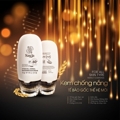 Kem Chống Nắng Sayja Nâng Tone Dưỡng Trắng SPF60 PA+++ | Kiểm Dầu, Chống Trôi, Phù Hợp Mọi Loại Da