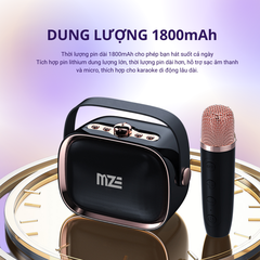 Loa bluetooth mini karaoke MZE Wave Pro I BS01
