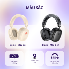 Tai nghe chụp bluetooth MZE Beats Go I - BH01
