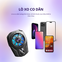 Sò lạnh, quạt tản nhiệt MZE Cool Boost I CF01 hỗ trợ làm mát điện thoại