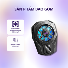 Sò lạnh, quạt tản nhiệt MZE Cool Boost I CF01 hỗ trợ làm mát điện thoại