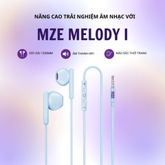 Tai nghe dây nhét tai MZE Melody I - Lighting WH01