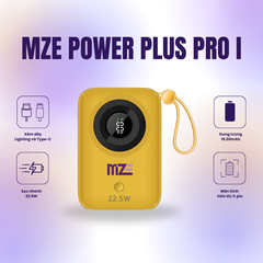 Sạc dự phòng nhỏ gọn, mini  MZE Power Plus Pro I - BC01