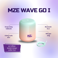 Loa bluetooth không dây,  mini MZE Wave Go I - BS02