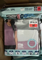 Set 3 áo thun nữ tay ngắn cổ tròn 32 độ Degree Cool