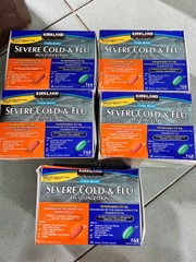 Viên Uống Giảm Các Triệu Chứng Cảm Cúm Kirkland Signature Cool Blast Severe Cold & Flu
