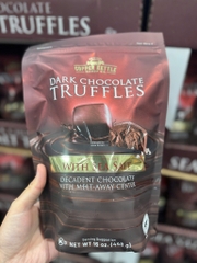 Socola muối biển Dark Chocolate Truffles with Sea Salt