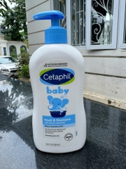 Sữa Tắm Gội Trẻ Em Cetaphil Baby  Wash & Shampoo 399ml