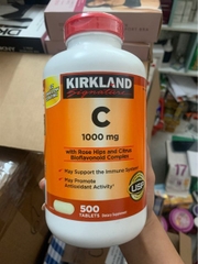 Viên Uống Bổ Sung Vitamin C 1000mg Kirkland 500 Viên