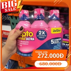Set 3 Chai Sirô Trị Tiêu Hoá Dạ Dày Pepto Bismol Chai/354 ml