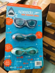 Set 3 Kính Bơi Trẻ Em Speedo Kids Goggles 3-8 Tuổi Chống Tia Cực Tím Bé Trai