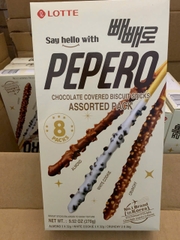 Bánh Que Phủ Socola Lotte Pepero Hộp 270gr
