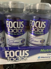 Viên Uống Bổ Não, Tăng Cường Trí Nhớ, Giảm Stress Focus Factor 180 viên (Hộp)