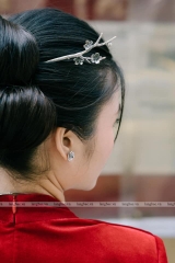 KC31 set Kiềng bạc Hoa Mai s999