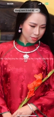 Kiềng cổ bạc nguyên chất chạm sen thủ công s999