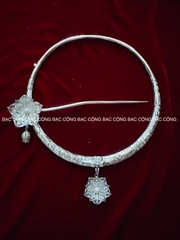 Kiềng Bạc Hoa Sen s99 kiềng cưới