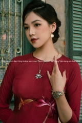 Mặt dây bạc Hoa Sen bạc nguyên chất Md02