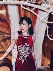 KC52 Kiềng hoa sen 3D Bạc nguyên chất