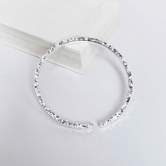 Vòng tay bạc phay nhũ lấp lánh bling