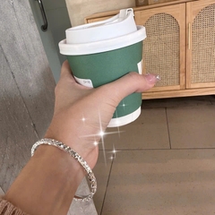 Vòng tay bạc phay nhũ lấp lánh bling