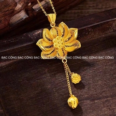 Bộ sản phẩm bạc nguyên chất hoa sen Liên Hoa