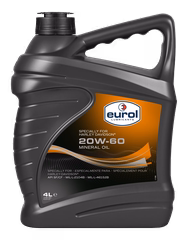 Dầu Nhớt Khoáng 20W-60 Cho Harley – Eurol Harley E100380 | API SL/CF, JASO MA2, Bảo Vệ Động Cơ, Chống Hao Mòn