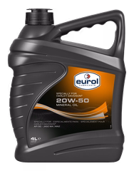 Dầu Nhớt Khoáng 20W-50 Cho Harley – Eurol Harley E100390 1L | API SG, JASO MA2, Bôi Trơn Ổn Định, Chống Hao Mòn