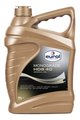 Dầu Động Cơ Khoáng SAE 40 – Eurol Monograde HDS | E101275 | Bảo Vệ Tối Ưu Dưới Nhiệt Độ Cao & Tải Nặng
