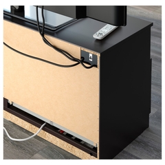 BRIMNES TV unit, black
