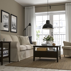 IDANÄS Coffee table, dark brown stained