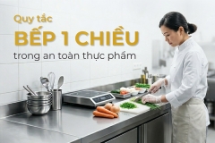 Bếp một chiều là gì? Sơ đồ thiết kế chuẩn và giải pháp tối ưu cho bếp công nghiệp