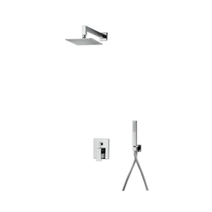 Sen tắm âm tường vuông 30cm I Crolla 10257