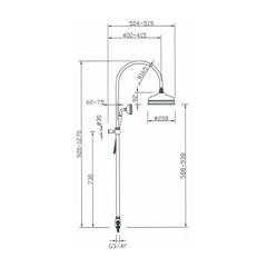Sen cây độc lập không bao gồm xả phụ I Crolla 10905CR