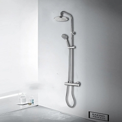 Sen tắm cài nhiệt độ - Thermostatic không có vòi xả phụ Crolla 10916CR