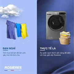 Máy giặt sấy kết hợp Rosieres 11kg RILSW4117TAHBR-4