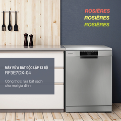 Máy rửa chén bát Rosieres 13 bộ RF 3E7DX-04