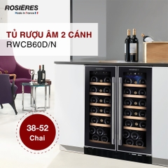 Tủ ướp rượu vang 38 chai RWCB60D/N - Nhập khẩu chính hãng