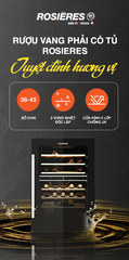 Tủ ướp rượu vang 36 chai RWC154DE