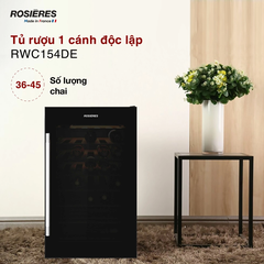 Tủ ướp rượu vang 36 chai RWC154DE