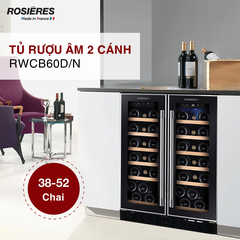 Tủ ướp rượu vang 38 chai RWCB60D/N