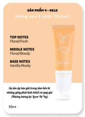 Nước hoa khô dạng sáp Easy Mind hương vani & phấn [ Unisex ] - 이지마인드 고체 향수
