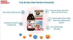 Siro Tăng Sức Đề Kháng Hartus Immunity 150ml cho bé từ 4 tháng