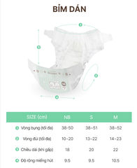 [Miếng lẻ] Bỉm Momo Rabbit – Bản Friends | Mềm mại, thấm hút tốt, nâng niu làn da bé